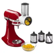 KitchenAid Fresh Prep Slicer and Shredder Attachment, White, KSMVSA