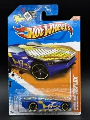 2011 Hot Wheels TRACK STARS SOLAR REFLEX #75 blue gold Combine Shipping