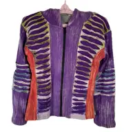 Tie Dye Full Zip Hoodie Lumbini Youth Girl L/XL Hippi 60’s Grateful Dead Led Zep