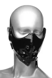 NEW Zipper BDSM Bondage Gimp Hood Gag Blindfold Fetish Sensory Deprivation Mask