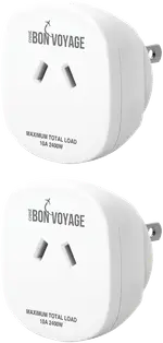 Bon Voyage Travel Adaptor Australia to Japan (2 Pack)