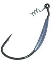 Gamakatsu 296415-1/4 5/0 EWG WTD Black Superline Springlock Hook 4CT