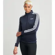 NWT Adidas DU0665 Track Jacket Women's S Blue Stand-Up Collar Long Sleeve Zipper