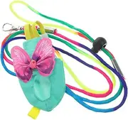 ifundom 1Set Bird Diapers Harness and Leash for Parrots Cute Flight Clothes Suit for Birds Breathable Reusable for Cockatiels and Other Parrot Supplies Lightweight