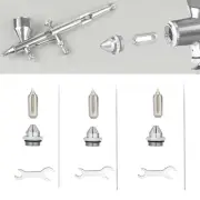 Airbrush Spray Accessories Portable with Mini Wrench Spray Nozzle Needle Tip