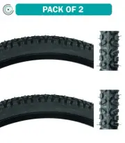 Pack of 2 Sunlite CST796 26 x 1.75 Clincher Wire TPI 65 Black/Black Reflective