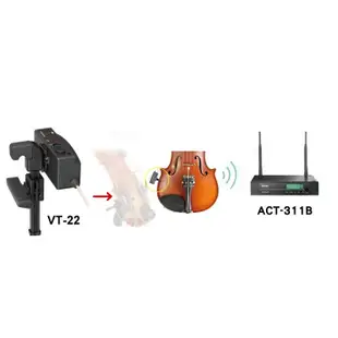 鈞釩音響 ~MIPRO~VT-22小提琴專用麥克風組合(ACT-311B +VT-22 )