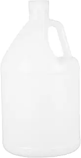 Generic Plastic Water Jug with Lid Multi Purpose Sealed Storage Bucket for Detergents Soaps Automotive Fluids Reusable Wide Mouth Lab Bottle for Versatile Storage Needs