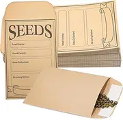 Angoily 200pcs Paper Envelopes Mini Storage Packets with Self Sealing Flap for Letter Packing Presents and Gardening Workshop Tear Resistant Design