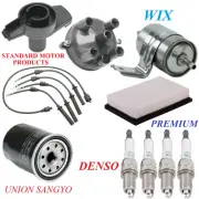 Tune Up Kit Filters Cap Wire Spark Plugs For DODGE DAKOTA L4 2.5L; Extended 1990