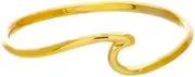 [JewelryWeb] 14k Yellow Gold Fancy Wave Ring Band Style-Ring for Women