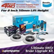 2" Lift Bendix Ultimate 4WD Front Brake Upgrade Kit for Nissan Navara D23 NP300 (for: Nissan)