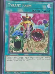 A1021 YUGIOH SPELL CARD TYRANT FARM CHIM-EN083