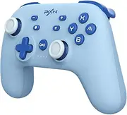 PXN P50 Wireless Gamepad In Blue With Responsive Controls And Motion Sensing For Gaming On Switch Windows 7 8 10 11 Laptop