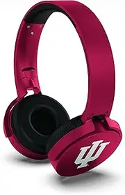 NCAA Indiana Hoosiers Wireless Bluetooth Headphones, Team Color