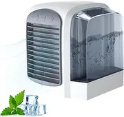 Polar Cooling Portable Air Conditioner, Polar Cooling Portable Ac, 3-in-1 Personal Polarcooling Air Cooler with Evaporative, Humidifier, Purifier, USB-Powered, for Bedroom, Office, Travel (Gray)
