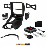 DP-3021B Black Double DIN Stereo Dash Install Kit for 1997-04 Chevrolet Corvette (for: Chevrolet)