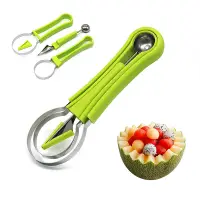 在飛比找蝦皮購物優惠-4 In 1 Fruit Slicer Cutter Sco