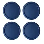 Replacement Lid for Pyrex 7-CUP Storage Cover 7.5" Bowl 7402-PC NAVY (4-Pack)