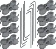 Chain Link Fence Panel Clamps Dog Kennel Galvanized Steel Permanent Temporary
