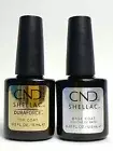 CND Shellac Gel DuraForce Top Coat Base Coat 0.42oz Duo Pack