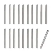 100pcs 1x10mm Dowel Pins Round Head Flat Chamfered End Dowel Pin