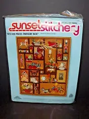 Sunset Stitchery 2689 Bits And Pieces Memory Box 1981 New Barbara Jennings (x)