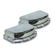 Paughco Panhead Rocker Boxes Billet Aluminum Chrome For Harley-Davidson 48-65