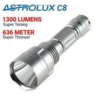 在飛比找蝦皮購物優惠-Astrolux C8 銀色 Led 手電筒 Focus C