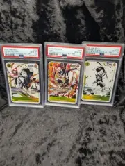 The Three Brothers' Bond ST13- Ace, Sabo, Luffy Full Set PSA Graded Alt Arts...