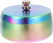 Generic Stainless Steel Windproof Outdoor Ashtray Ash Container Smokeless Design Home Decor Vintage Style Easy Maintenance