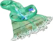 CINGHI LUSSO Easy Throw Cast Net for Fishing - Durable Fish Nets for Fishing with Smooth Casting, Perfect for Catching Fish, 8/9/10/12ft Radius
