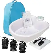 Ionic Foot Bath Detox Machine, Foot Detox Spa, Ionic Foot Cleanse Ion Detox Foot Bath Spa Machine for Home Use Beauty Foot Care (Unit+100Liners+Bag)