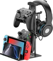 Headphone Stand, Game Controller Holder & Headset Holder for Desk, Earphone Stan