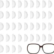 20Pairs Glasses Nose Pads Anti Slip,Glasses Repair Kit,Nose Pads for Glasses,for Reading Glasses, Sunglasses Replace Nose Pads(Clear)