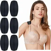 Silicone Bra Strap Cushion Non-slip Pliable Holder compfort shoulder pad protectors 3 Pair, 4 Pair LUCSIS