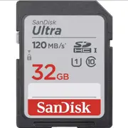 SanDisk Ultra 32GB SDHC UHS-I C10 UHS-I 120MB/s SD Memory Card