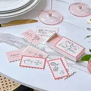 Ginger Ray Valentine's Day Keepsake Love Tokens Gift with Romantic Gestures & Matchbox 10 Pack