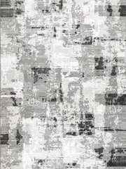Supreme Grey Abstract Textured Rug