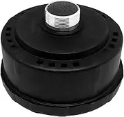 Mellisso 1pcs 32mm/1.25Inch Air Compressor Noise Reducer Silence Filter,Plastic Shell Round Muffler Filter