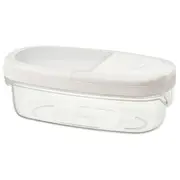IKEA 365+ dry food jar with lid, transparent/white, 0.3 l