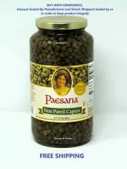 Paesana Non Pareil Capers - 32 oz - Packed in the USA