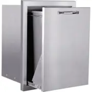 20-inch Stainless Steel Outdoor BBQ Kitchen Roll-Out Masonry Trash Drawer