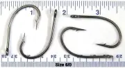 1000 Matzuo 130010 Black Live Bait O'Shaughnessy Fish Hooks size 6/0