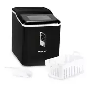 IGLOO 26 Lb. Portable Ice Maker, Makes 9 Cubes in 7 Mins, Black - NEW