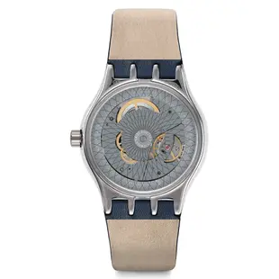 Swatch 51號星球機械錶 PETITE SECONDE BLUE 小秒針-藍色-42mm