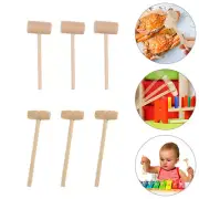 Craft Small Wooden Hammer Eco-friendly Mallets Safe Seafood Tools