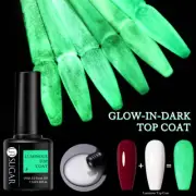 UR SUGAR 7.5ml Luminous Top Coat Glow in Dark Soak Off UV LED Nail Art Varnish