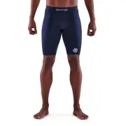 Skins Series-1 Mens Compression Half Tights (Navy)