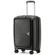 Tosca Space-X 55 cm Expandable Laptop Carry On Suitcase - Black